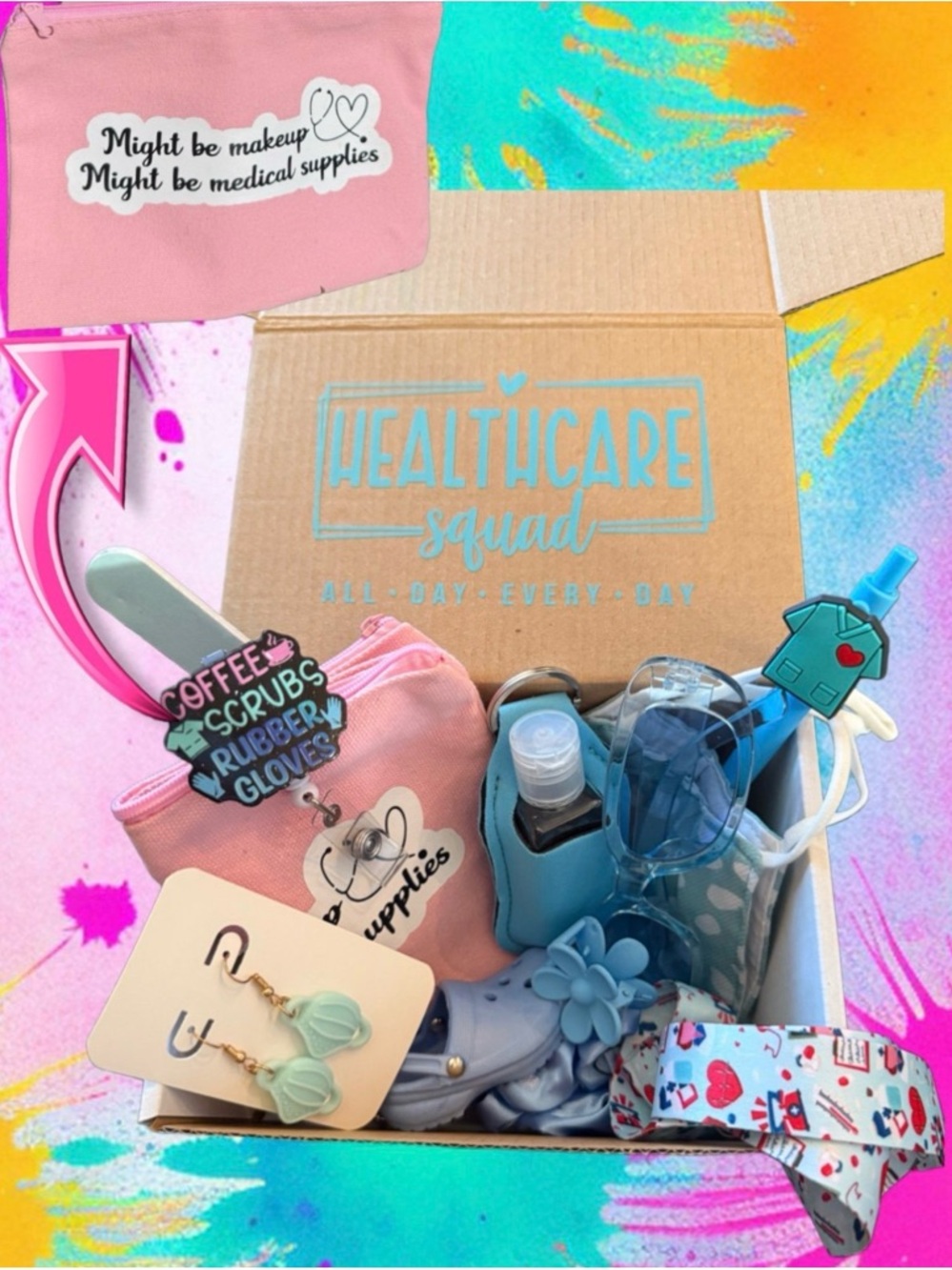 Mini Healthcare Worker Gift Box | Medical | Nurse | Doctor | Birthday | Holidays
